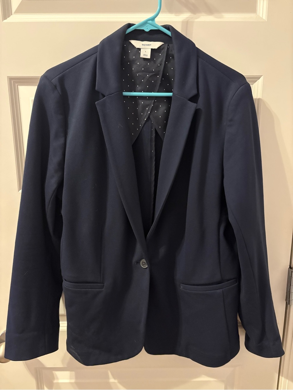Old Navy Navy Single-Button Blazer